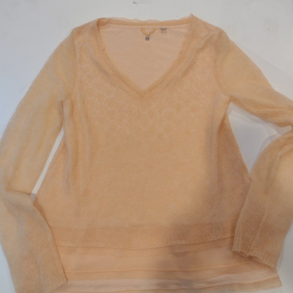 Anthropologie Knitted & Knotted Lined Alpaca and Wool blend Sweater Small